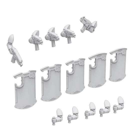 Breaching Shields & Pistols (Set of 5 Pairs)