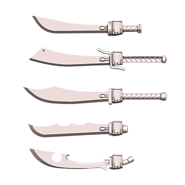 Heavy Armour Arms and Glaives