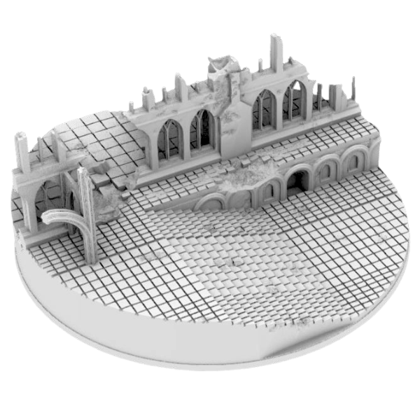 80mm Round Plaza Scenic Bases (set A)