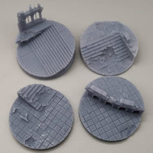 Load image into Gallery viewer, 50mm Ruined Plaza Base Toppers (4 Bases)