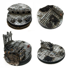 Load image into Gallery viewer, 50mm Ruined Plaza Base Toppers (4 Bases)