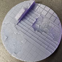 Load image into Gallery viewer, 50mm Round Ruined Plaza Scenic base set (2 Bases)