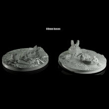 Load image into Gallery viewer, Epic Heresy 80mm Round Scenic Bases (pack of 2)