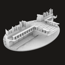 Load image into Gallery viewer, 105mm Oval Ruined Plaza #3 Scenic Base