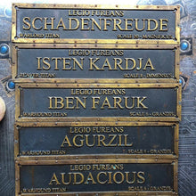 Load image into Gallery viewer, Terminal Plate Bundle - 5 Personalised Terminal Plates for your models!