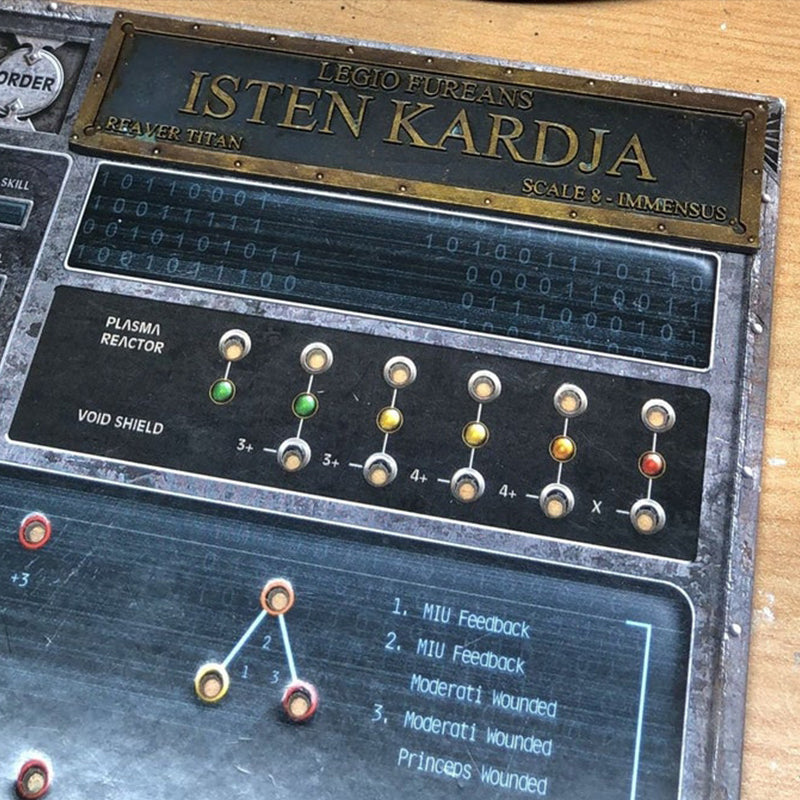 Terminal Plate Bundle - 5 Personalised Terminal Plates for your models!