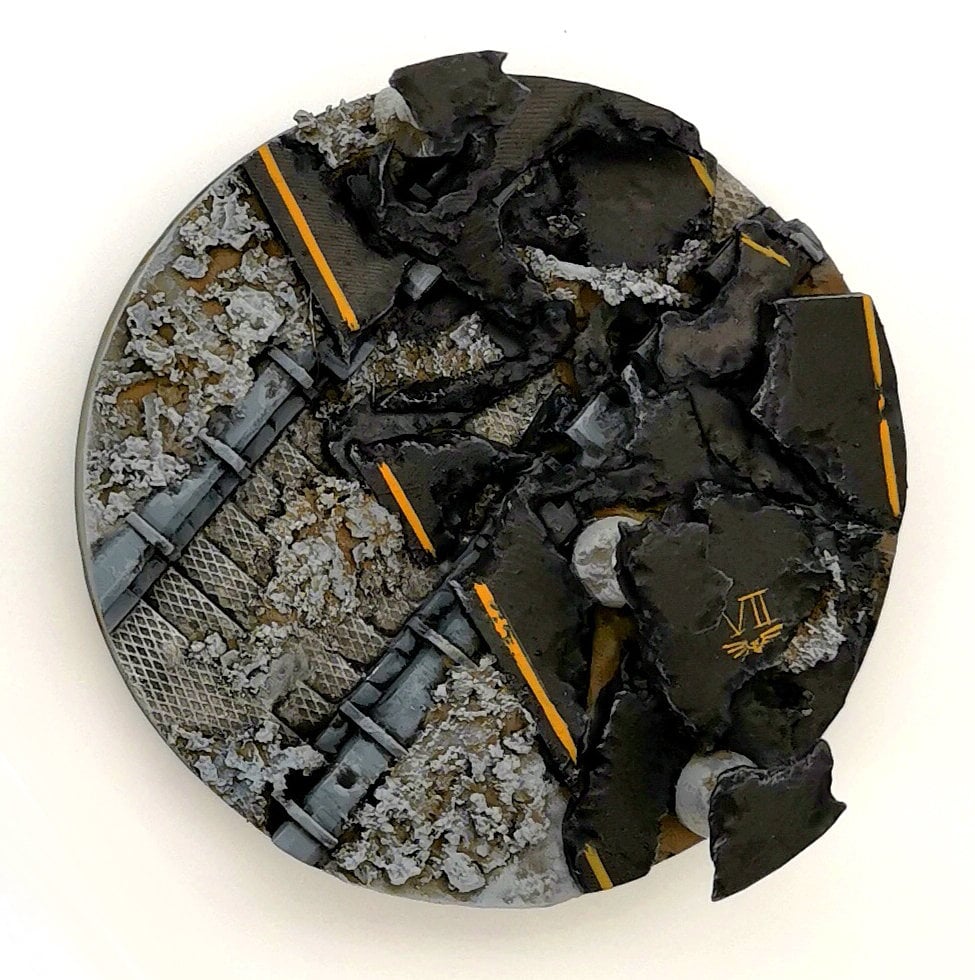 80mm Collapsed Road Scenic Base