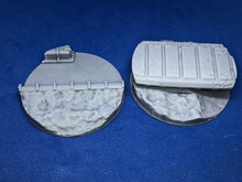 Load image into Gallery viewer, 60mm Round Trenches Scenic Bases (pack of 2)