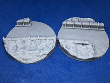 Load image into Gallery viewer, 60mm Round Trenches Scenic Bases (pack of 2)