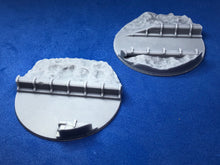 Load image into Gallery viewer, 60mm Round Trenches Scenic Bases (pack of 2)