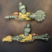 Load image into Gallery viewer, Power Ram + Saw Blade Weapon Arms (2 weapons)