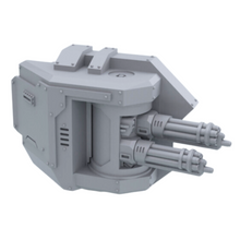 Load image into Gallery viewer, Minigun Side Sponsons compatible with Spartan Assault Tank
