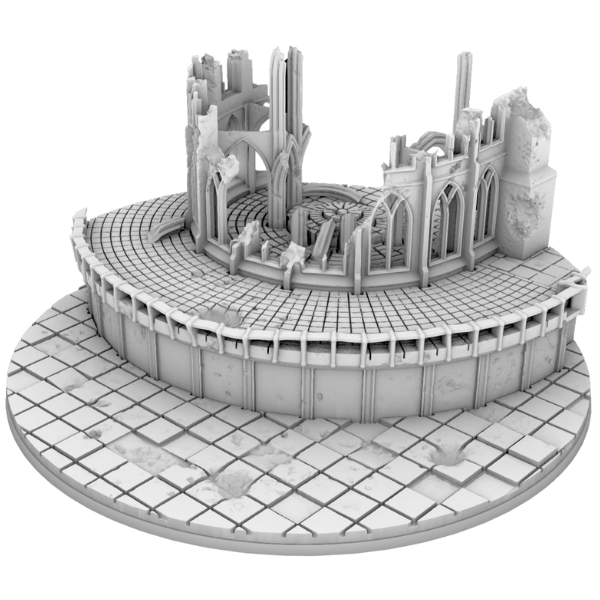 80mm Round Plaza Scenic Bases (set B)