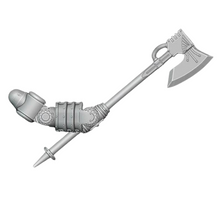 Load image into Gallery viewer, Witches Spite Psi Axe Weapon Arm Compatible Adeptus Titanicus Reaver Titans
