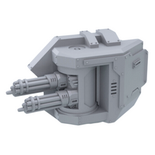 Load image into Gallery viewer, Minigun Side Sponsons compatible with Spartan Assault Tank
