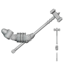 Load image into Gallery viewer, Forgemasters Hammer Weapon Arm Compatible Adeptus Titanicus Reaver Titans
