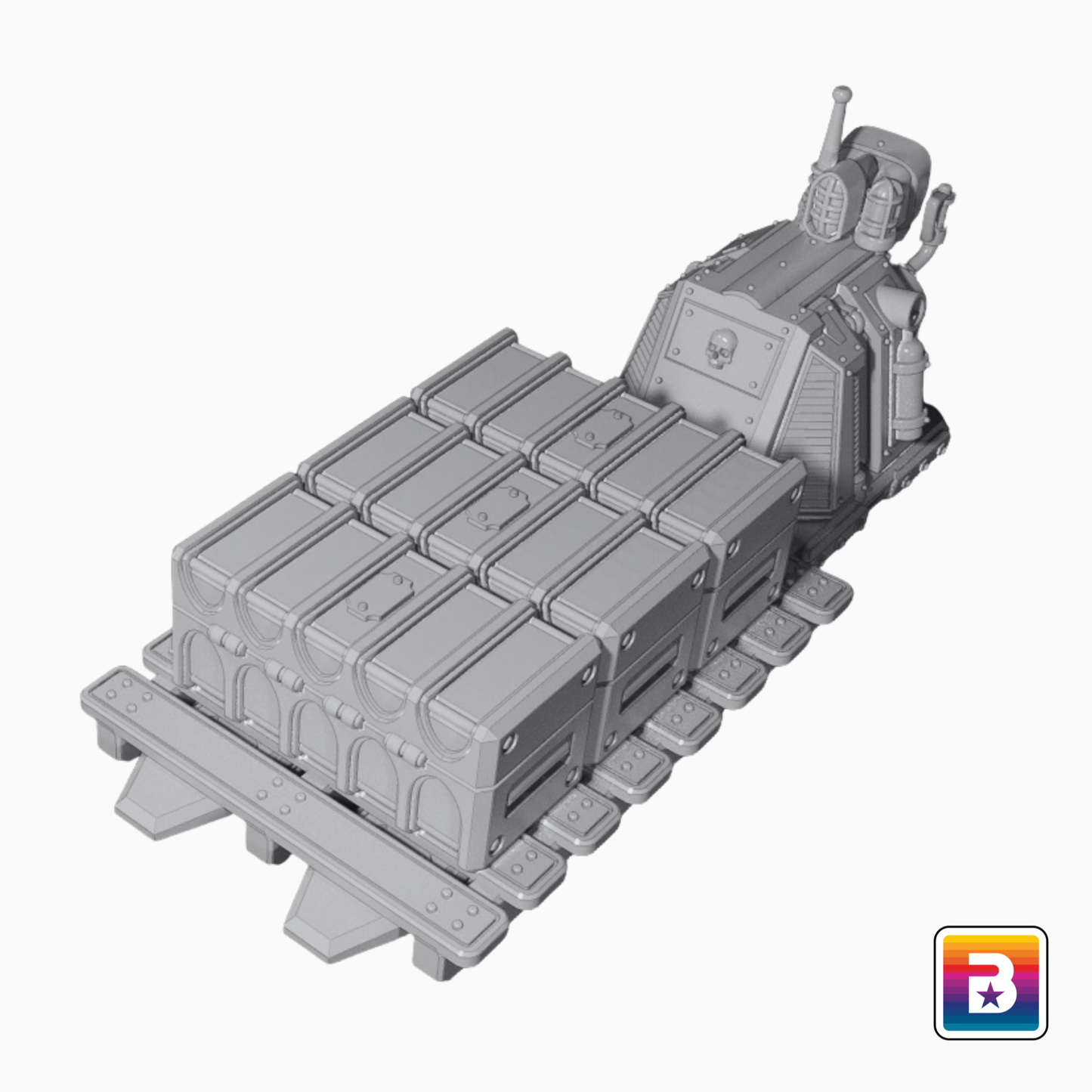 Grav Container Sled + Containers