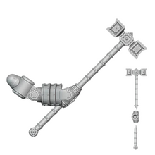 Load image into Gallery viewer, Oathbreaker Hammer Weapon Arm Compatible Adeptus Titanicus Reaver Titans
