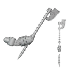 Load image into Gallery viewer, Malice Axe arm weapon compatible with Adeptus Titanicus Reaver Titans
