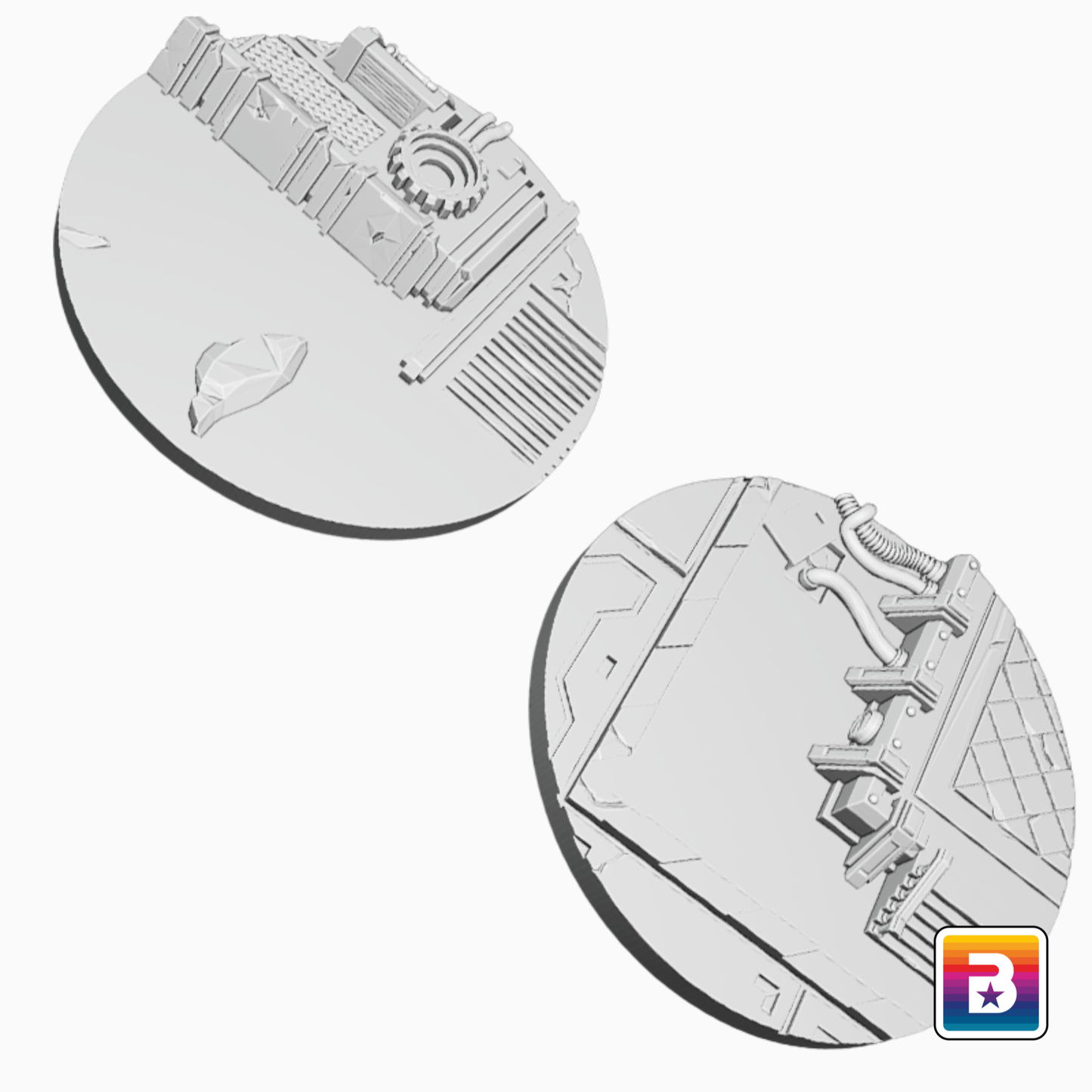 80mm Round Outpost Scenic Bases (pack of 2)