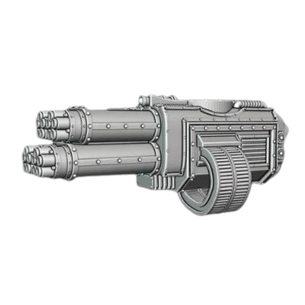 Quad Rotary Cannon Compatible Adeptus Titanicus Reaver Titans