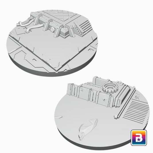 80mm Round Outpost Scenic Bases (pack of 2)