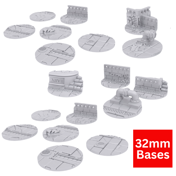 Streets of Death 32mm Bases