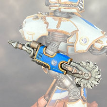 Load image into Gallery viewer, Power Saw Blades Arm compatible with Adeptus Titanicus Reaver Titans
