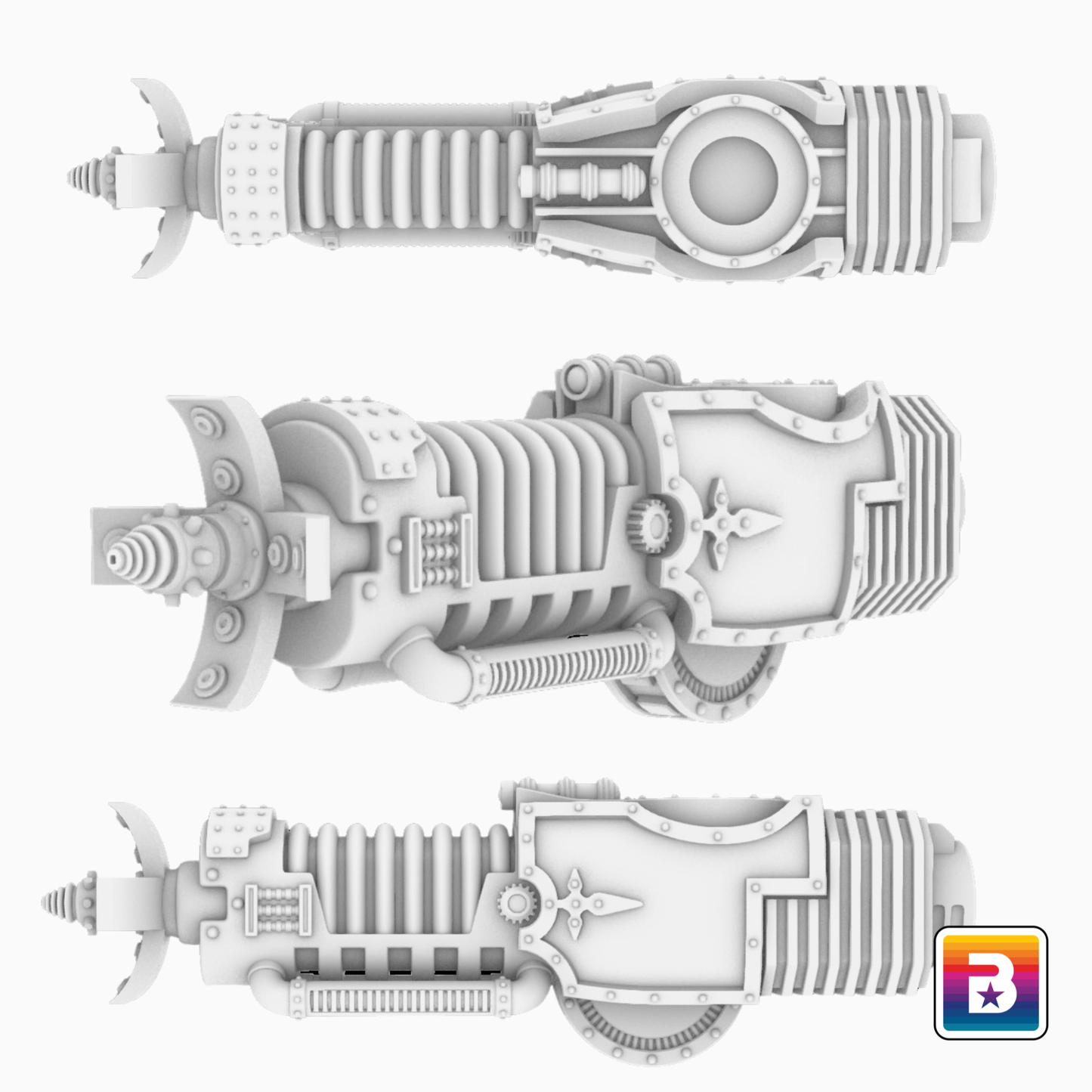 Focused Laser Repeater Weapon Arm