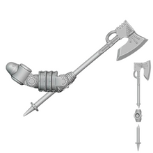 Load image into Gallery viewer, Witches Spite Psi Axe Weapon Arm Compatible Adeptus Titanicus Reaver Titans
