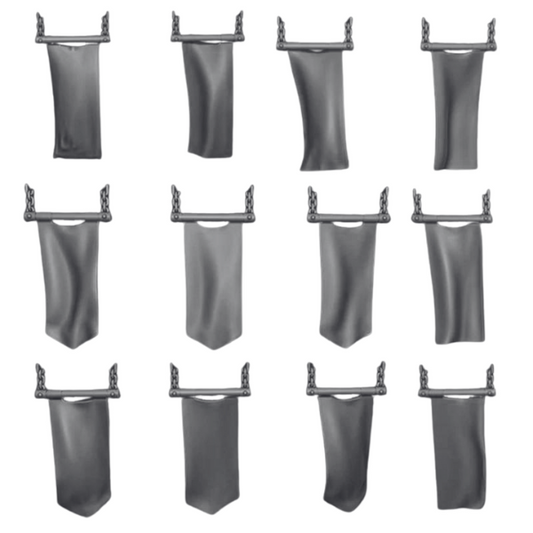 12 Gun Weapon Banners Set