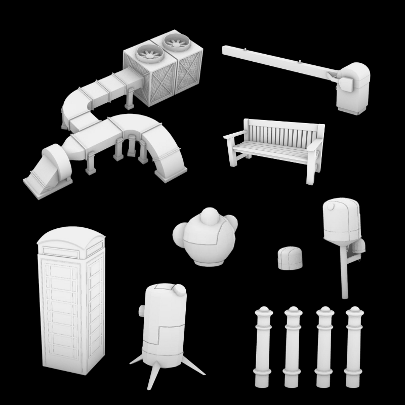 Desolation City Scenic Pack (STL Files)