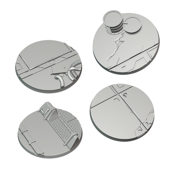 50mm Round Outpost Scenic Bases (Set of 4)