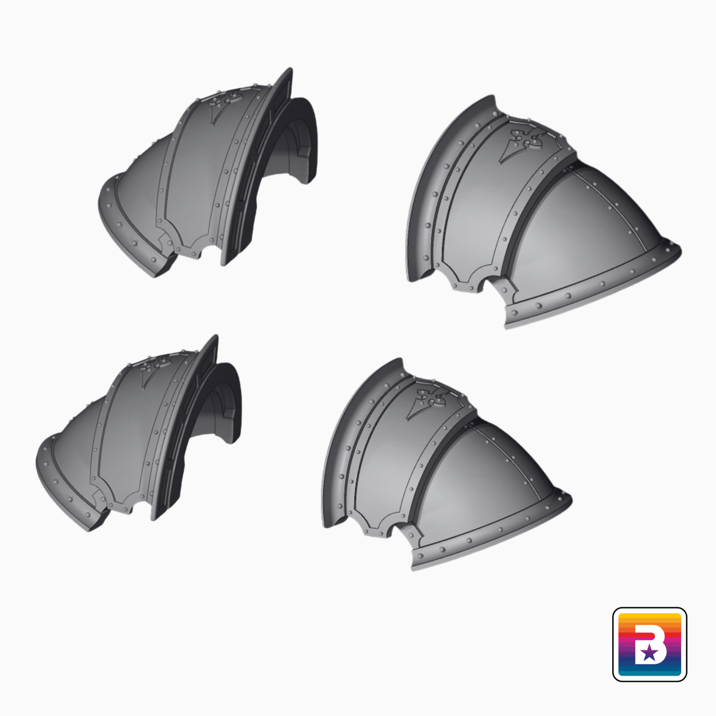Reinforced Shoulder Pauldrons (2 SETS)