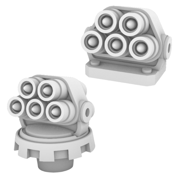 8mm Scale Bedlam Launchers
