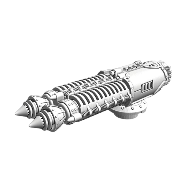Beam Rifle Carapace compatible with Adeptus Titanicus Reaver Titans