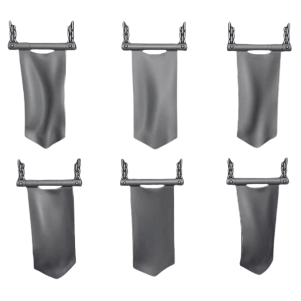 12 Gun Weapon Banners Set