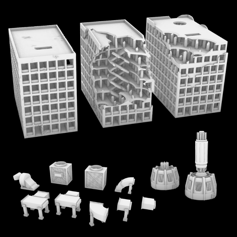 Desolation City Scenic Pack (STL Files)