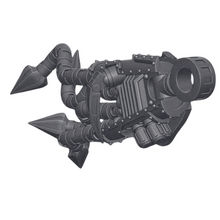 Load image into Gallery viewer, Scourge Combat Weapon Arm compatible with Adeptus Titanicus Warlord Titans
