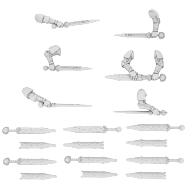 Five Man Equinox Swords Set