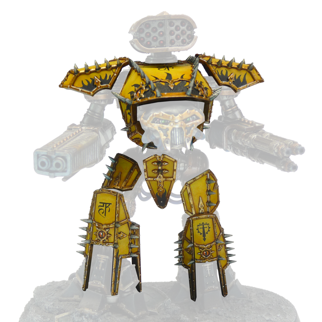 Spiky Traitor Armour Plates compatible with Reaver Titans