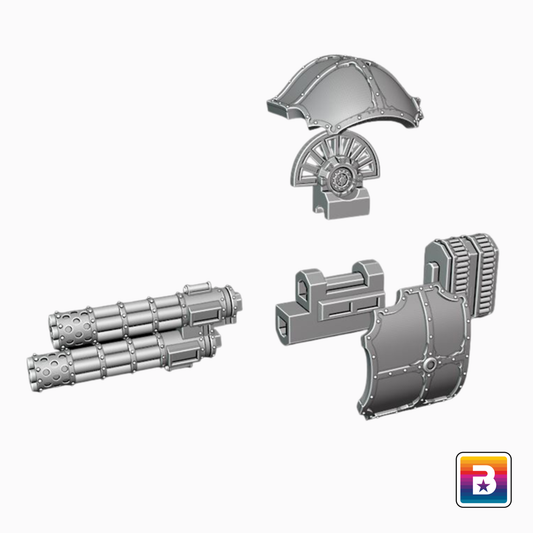 Super Gatlings (Pack of 2) Weapon Arm