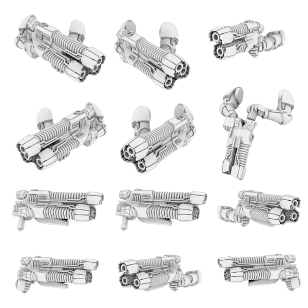 28mm Scale Infantry Plasma Repeaters