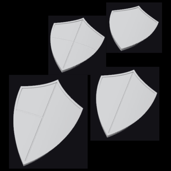 Shields Pack compatible with Tiny Cerastus Knights