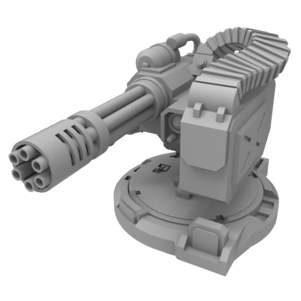 Pintle Mounted Minigun Turret