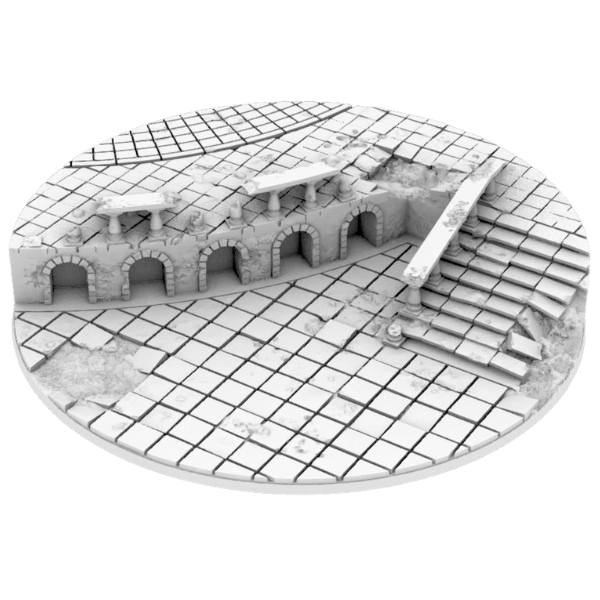 80mm Round Plaza Scenic Bases (set A)
