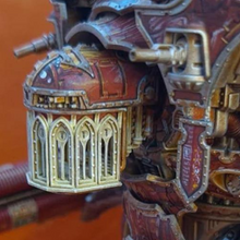 Load image into Gallery viewer, Custodian Head compatible with Adeptus Titanicus Warmaster Titans
