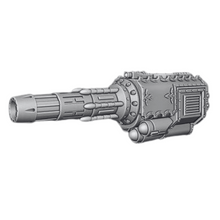 Load image into Gallery viewer, Planet Cracker weapon arm compatible with Adeptus Titanicus Reaver Titans
