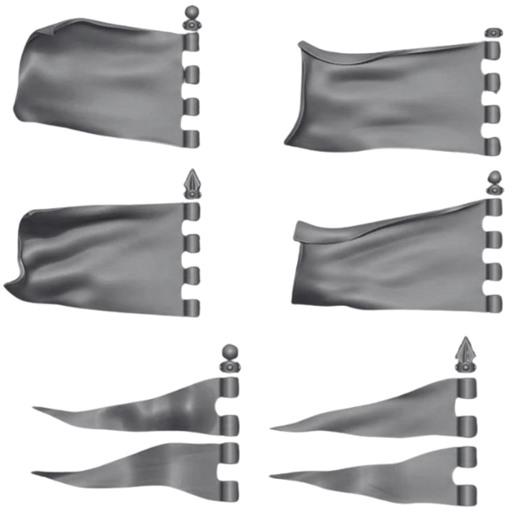 Large Carapace Banners Set