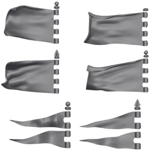 Large Carapace Banners Set